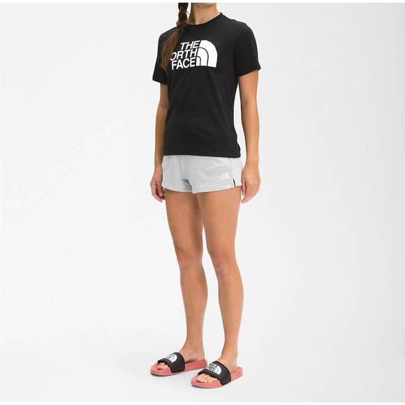 NEW THE NORTH FACE half dome logo 3'' shorts in light grey heather - Picture 3 of 4